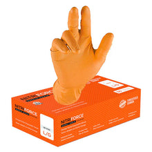 Forcefield NitriLight 2.5 Lightweight Nitrile Disposable Gloves (Orange) - Case of 500 Gloves