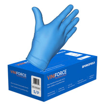 Forcefield ViniForce Technology Nitrile/Vinyl Disposable Gloves (Blue) - Case of 1000 Gloves