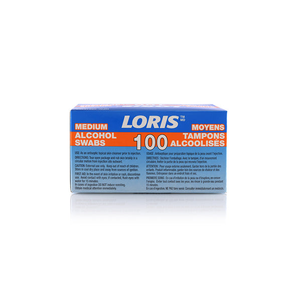 LORIS™ Medium Alcohol Swabs (Case of 4000 Wipes)