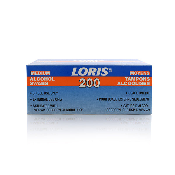 LORIS™ Medium Alcohol Swabs (Case of 4000 Wipes)