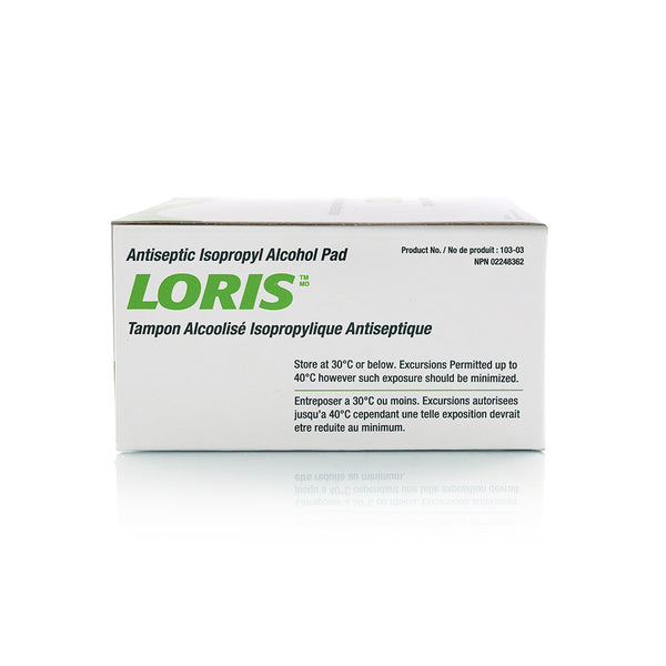 LORIS™ Antiseptic Alcohol Pads (Case of 4000 Pads)