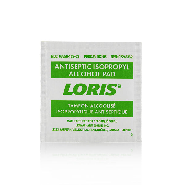 LORIS™ Antiseptic Alcohol Pads (Case of 4000 Pads)