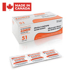 LORIS™ 70% Isopropyl Alcohol USP Antiseptic Wipes (Case of 1224 Wipes)