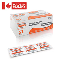 LORIS™ 70% Isopropyl Alcohol USP Antiseptic Wipes (Case of 1224 Wipes)