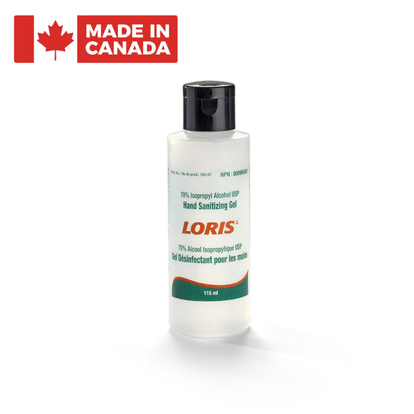 LORIS™ Hand Sanitizing Gel 115ml/4oz Bottle (Case of 48 Bottles)