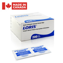 LORIS™ Sterile Antiseptic Isopropyl Alcohol Wipe (Case of 4000 Wipes)