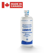 LORIS™ Isopropyl Rubbing Alcohol 500ml/16.9oz Bottle (Case of 12 Bottles)