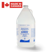 LORIS™ Rubbing Alcohol 70% USP 4L/141oz Bottle (Case of 12 Bottles)