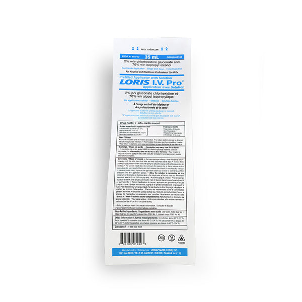 LORIS™ I.V. Pro Applicator - Tinted - 35 ml (Case of 25 Applicators)