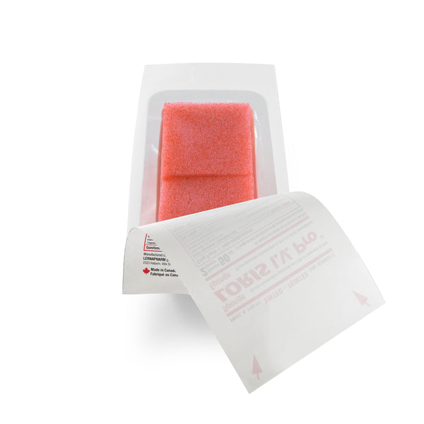 LORIS™ I.V. Pro Antiseptic Sponges -TINTED - 2 Sponges