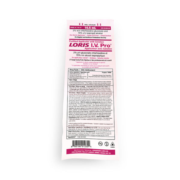 LORIS™ I.V. Pro Applicator - Tinted - 10.5 ml (Case of 25 Applicators)