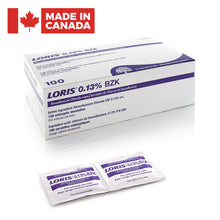 LORIS™ 0.13% BZK Towelette (Case of 2000 Wipes)
