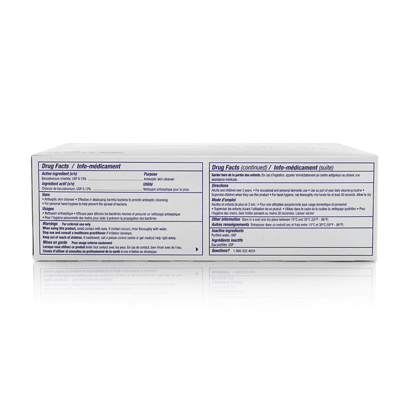 LORIS™ 0.13% BZK Towelette (Case of 2000 Wipes)