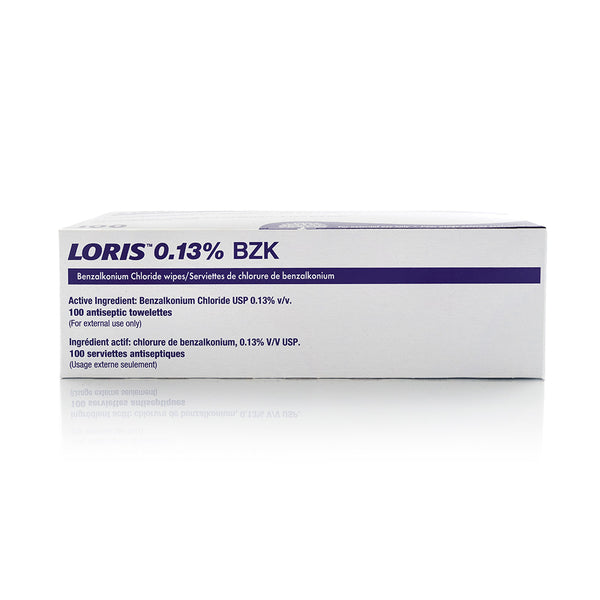 LORIS™ 0.13% BZK Towelette (Case of 2000 Wipes)
