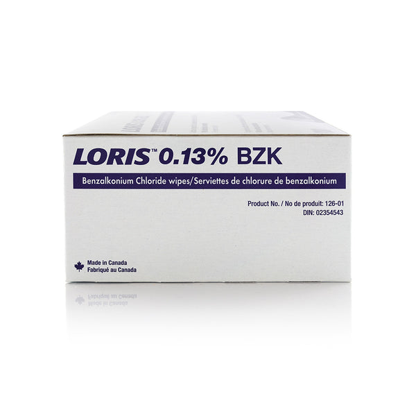 LORIS™ 0.13% BZK Towelette (Case of 2000 Wipes)