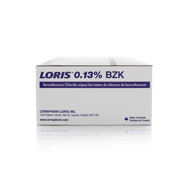 LORIS™ 0.13% BZK Towelette (Case of 2000 Wipes)