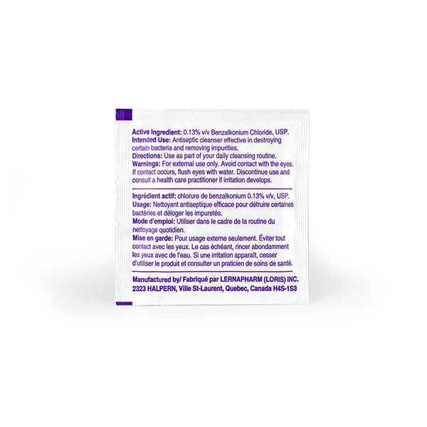 LORIS™ 0.13% BZK Towelette (Case of 2000 Wipes)
