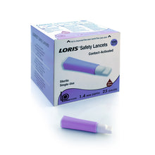 LORIS™ Safety Lancets - 25 Gauge - 1.4 mm depth