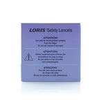 LORIS™ Safety Lancets - 25 Gauge - 1.4 mm depth