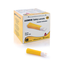 LORIS™ Safety Lancets - 26 Gauge- 1.8 mm depth