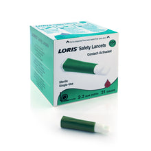 LORIS™ Safety Lancets - 21 Gauge- 2.2 mm depth