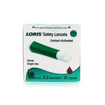 LORIS™ Safety Lancets - 21 Gauge- 2.2 mm depth