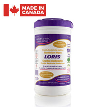 LORIS™ Disinfectant Wipes (Case of 9 Canisters)