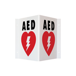 AED Wall Signs (Flat, Triangular or L-Shaped)