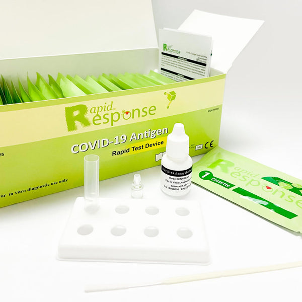 Rapid Response® COVID-19 Antigen Rapid Test (25 Tests/Kit)