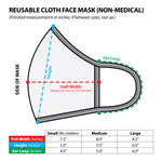 Reusable Face Mask - Center Seam w/ Binding (Performance SUPPLEX®)